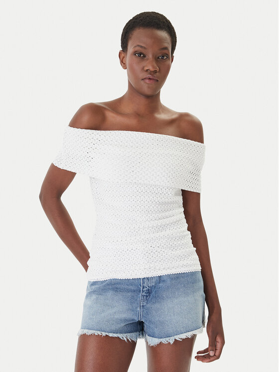 MICHAEL Michael Kors MICHAEL Michael Kors Blusa MS651ZVKS1 Bianco Regular Fit