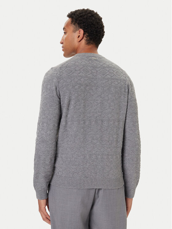 Guess Guess Sveter M5BR42 Z2ZK2 Sivá Regular Fit