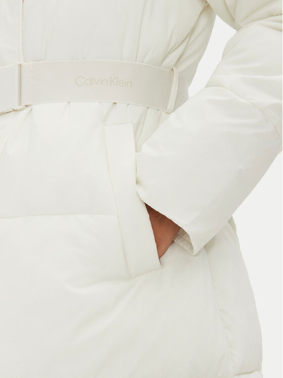 Calvin Klein Jeans Calvin Klein Jeans Зимно яке J20J224122 Екрю Relaxed Fit