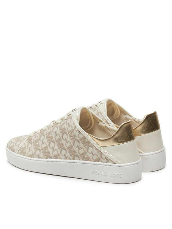MICHAEL Michael Kors MICHAEL Michael Kors Sneakersy Jenny Lace Up 43T4JNFS1B Beżowy