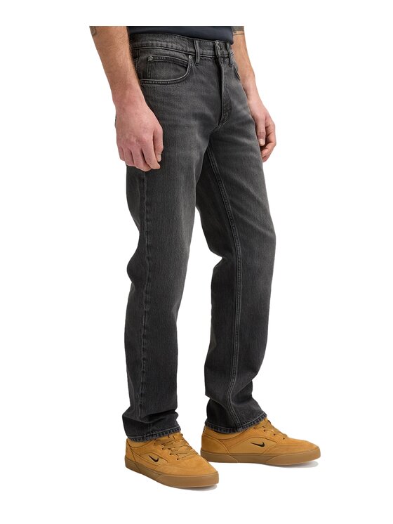 Lee Lee Jeansy 112376411 Szary Regular Fit