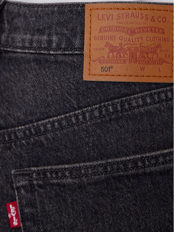 Levi's® Levi's® Džinsai 501® 36200-0304 Juoda Cropped Fit
