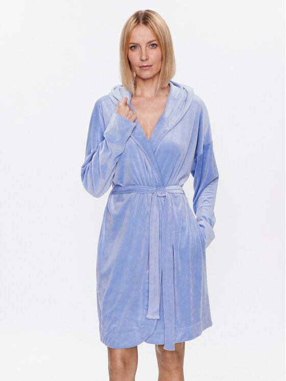 Accappatoio Robe Short Velours 201669 Blu