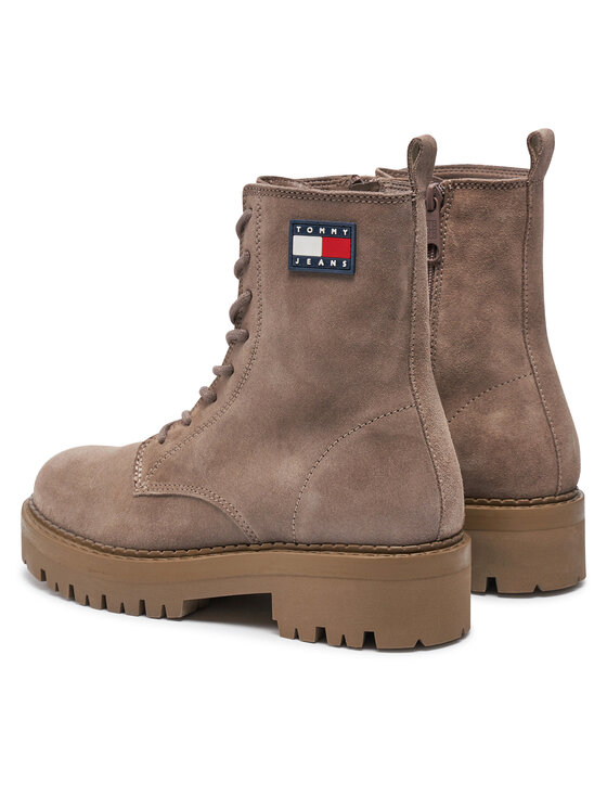 Tommy Jeans Tommy Jeans Polacchine Tjw Urban Lace Up Suede EN0EN02630 Marrone