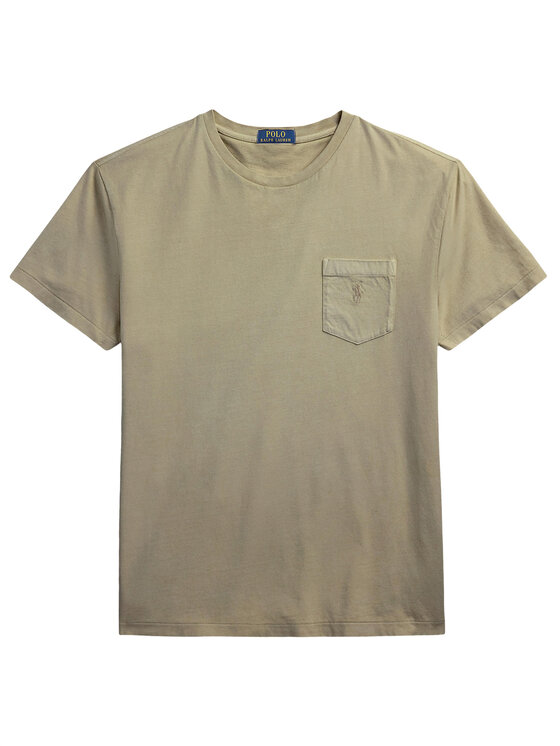 Polo Ralph Lauren Polo Ralph Lauren Póló 710969628006 Khaki Custom Slim Fit