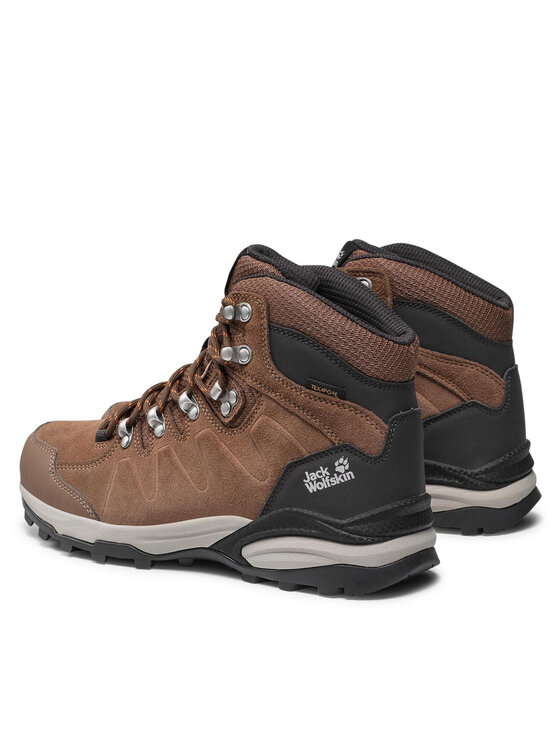 Jack Wolfskin Jack Wolfskin Trekingová obuv Refugio Texapore Mid W 4050871 Hnedá