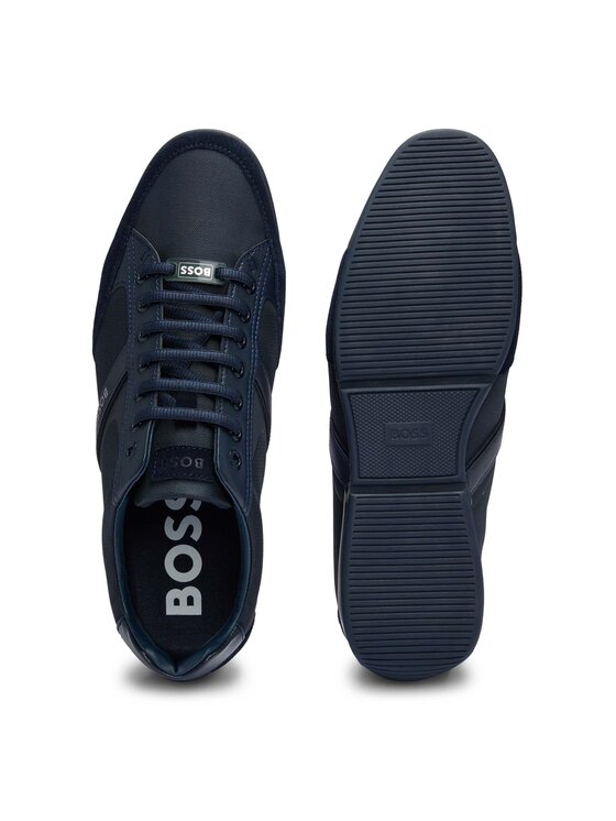 BOSS BOSS Sneakersy 24850 Granatowy