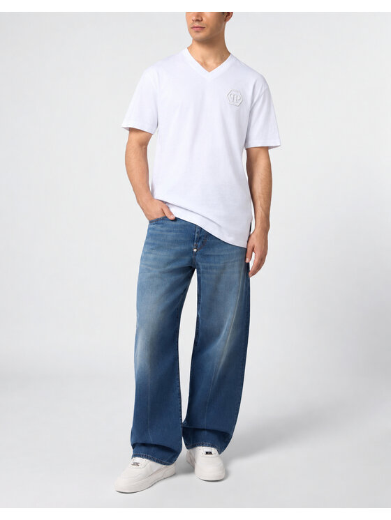 PHILIPP PLEIN PHILIPP PLEIN Tričko 31300 Biela Regular Fit