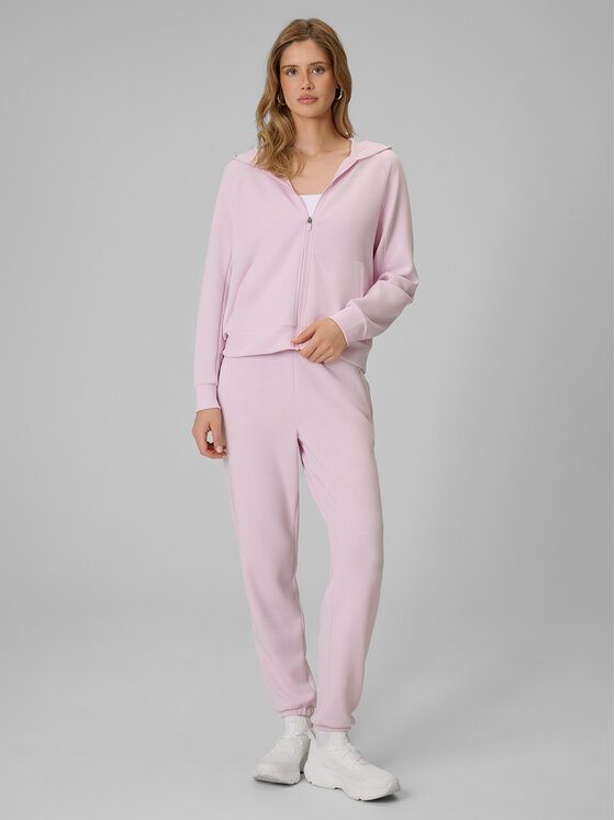 4F 4F Bluza ESSENTIAL Różowy jasny Regular Fit