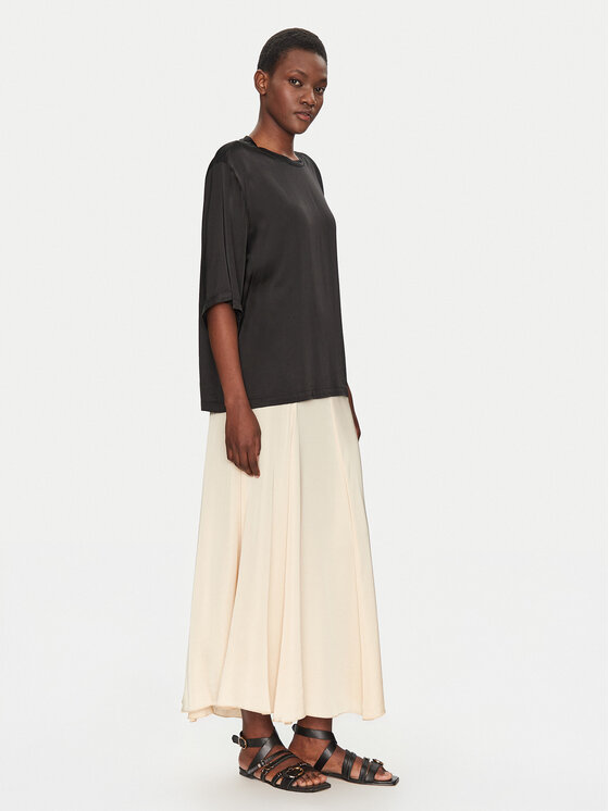 ViCOLO ViCOLO Μπλουζάκι TD0013 Μαύρο Relaxed Fit