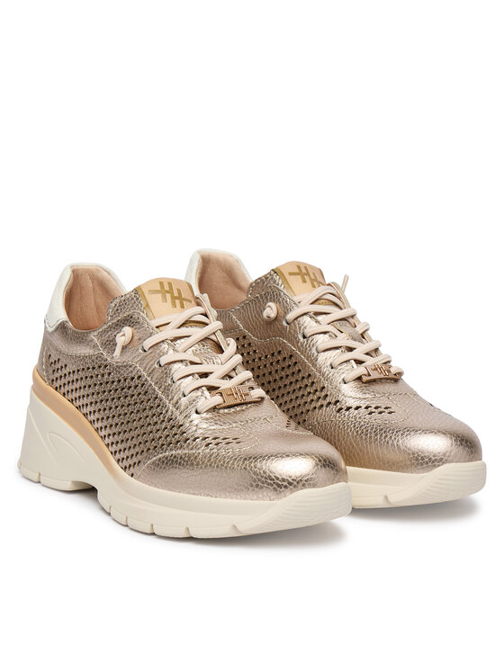 Hispanitas Hispanitas Sneakersy HV264767 C006 Złoty