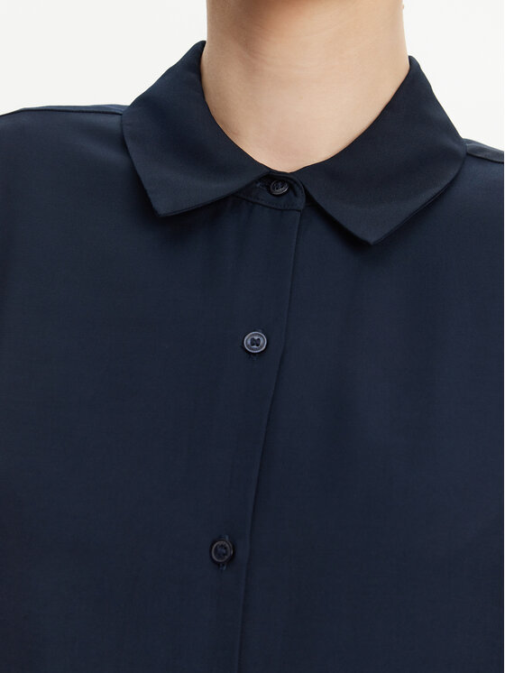 Tommy Hilfiger Tommy Hilfiger Koszula WW0WW44683 Granatowy Relaxed Fit