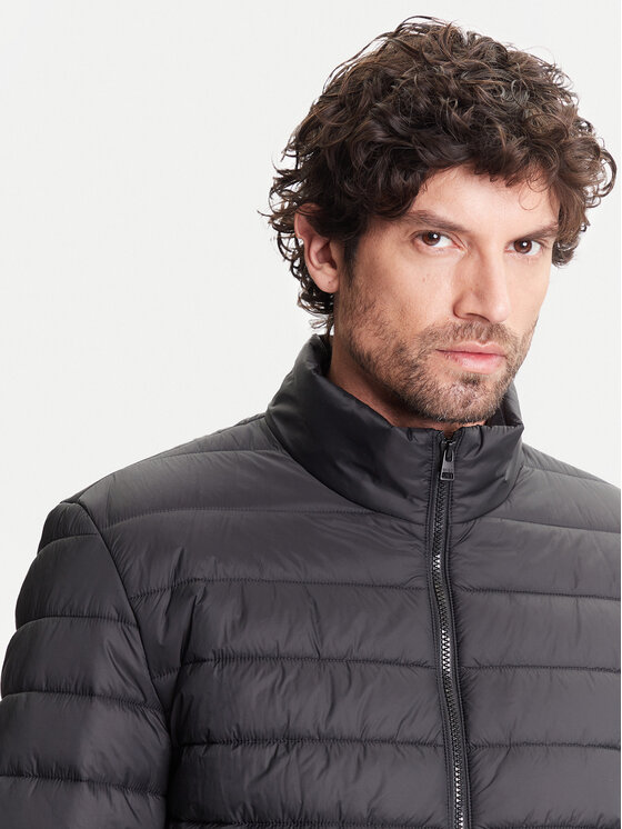 HUGO HUGO Bunda pro přechodné období 50544999 Černá Regular Fit