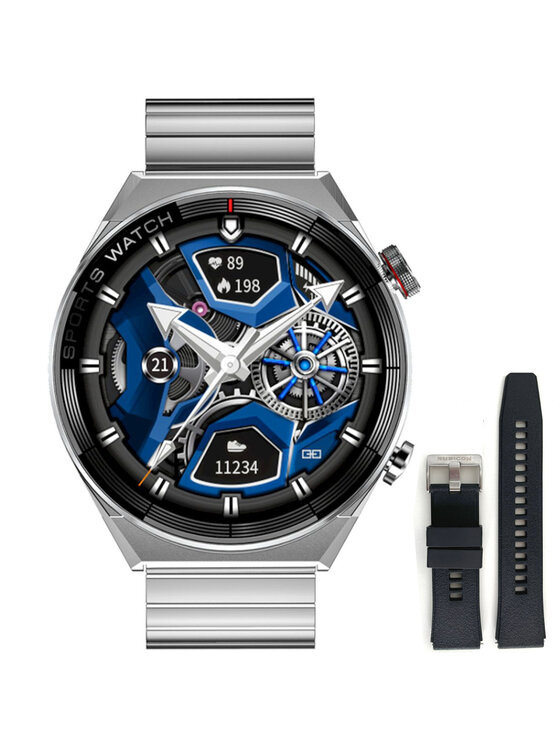 Rubicon Rubicon Smartwatch SMARUB195 Srebrny