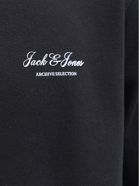 Jack & Jones Jack & Jones Pulóver Earchive 12287995 Fekete Regular Fit