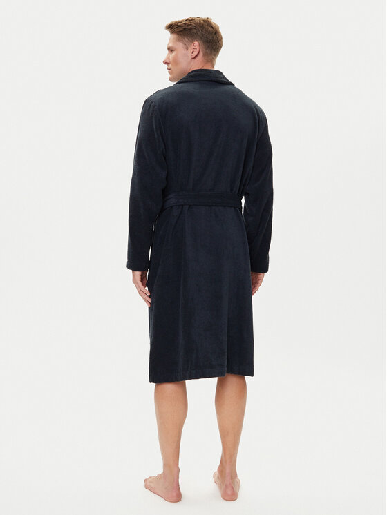 Tommy Hilfiger Tommy Hilfiger Župan Icon Bathrobe 2S87905539 Tmavomodrá