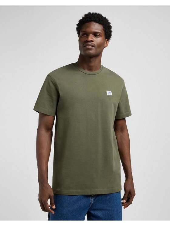 Lee Lee T-shirt WW TEE Verde Regular Fit
