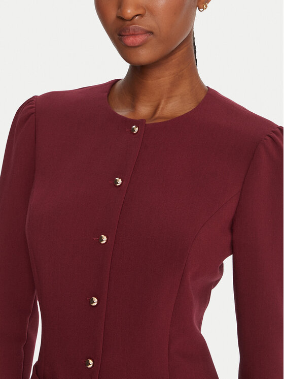 French Connection French Connection Коктейльна сукня 71ZEU Бордовий Regular Fit