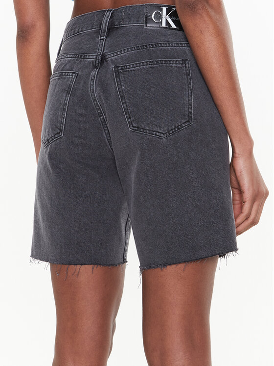 Calvin Klein Jeans Calvin Klein Jeans Дънкови шорти J20J220647 Черен Mom Fit