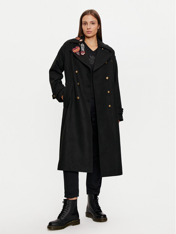 Aeronautica Militare Aeronautica Militare Wintermantel 242AB2971DCT3403 Schwarz Regular Fit