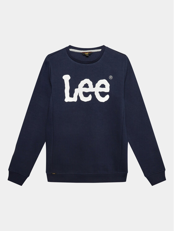 Lee Lee Μπλούζα Wobbly Graphic LEE0006 Σκούρο μπλε Regular Fit