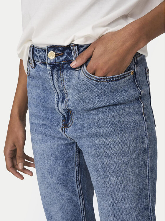 ONLY ONLY Jeansy Emily 15195573 Niebieski Straight Fit