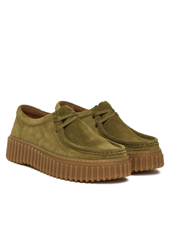 Clarks Clarks Poltopánky Torhill Bee 26184586 Kaki