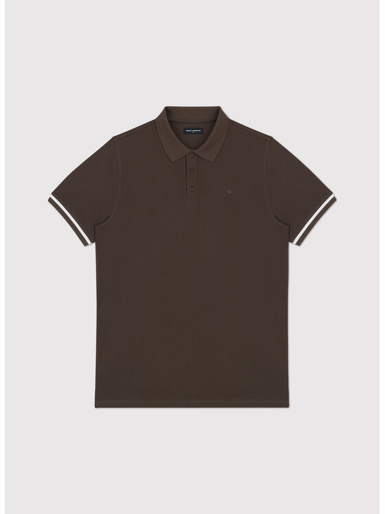 Pako Lorente Pako Lorente Polo P26WN-TX-007 Brązowy Regular Fit