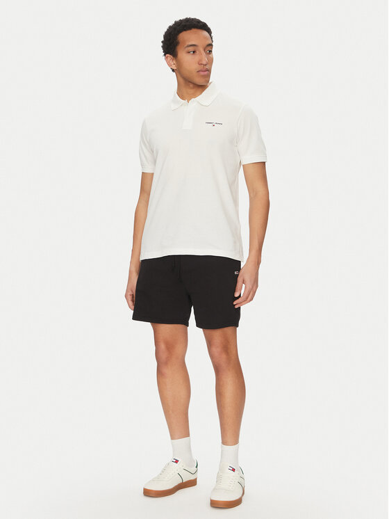 Tommy Jeans Tommy Jeans Sportske kratke hlače Entry Graphic DM0DM21369 Crna Regular Fit