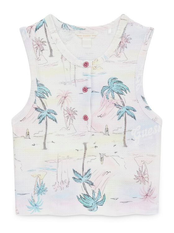 Guess Top J6GI02 KF794 Colorat Slim Fit