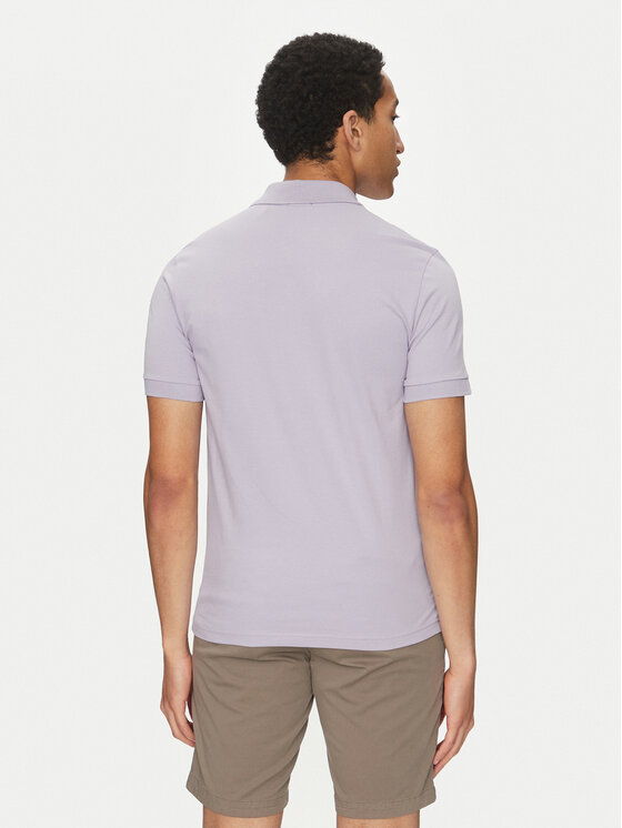 BOSS BOSS Polo marškinėliai Passenger 50507803 Violetinė Slim Fit