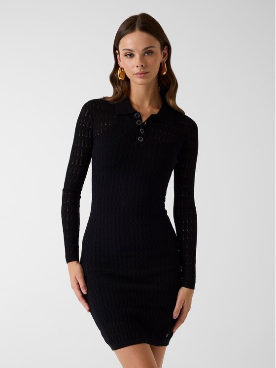 Guess Guess Každodenní šaty 183429 Černá Classic Fit