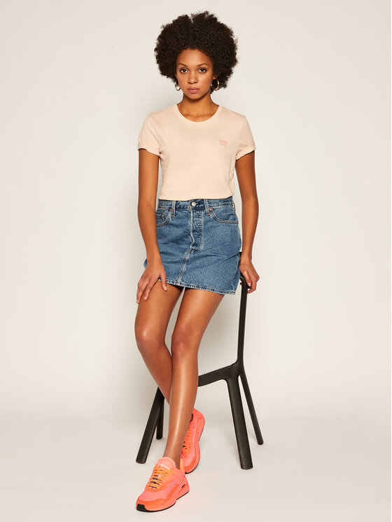 Tommy Hilfiger Tommy Hilfiger T-Shirt Cindy WW0WW28337 Pomarańczowy Regular Fit