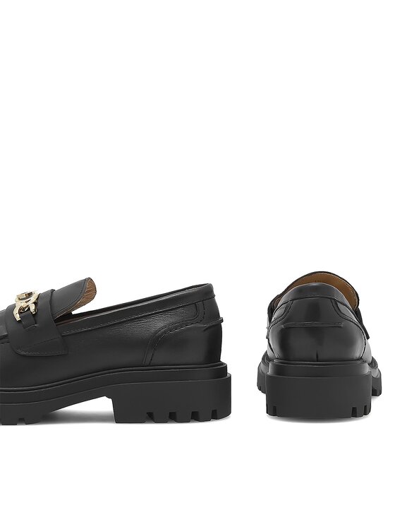 Eva Minge Eva Minge Loafers ANGE-1018 Μαύρο