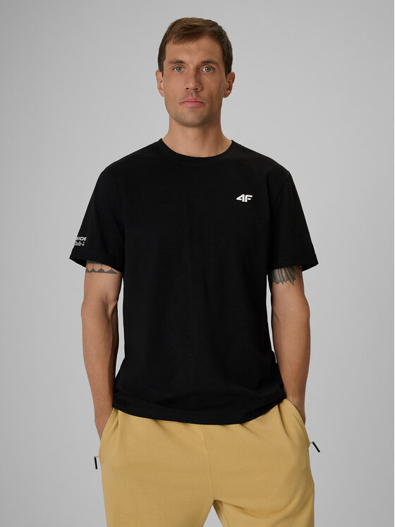 4F 4F T-Shirt LAKESIDE ESCAPE Czarny Regular Fit