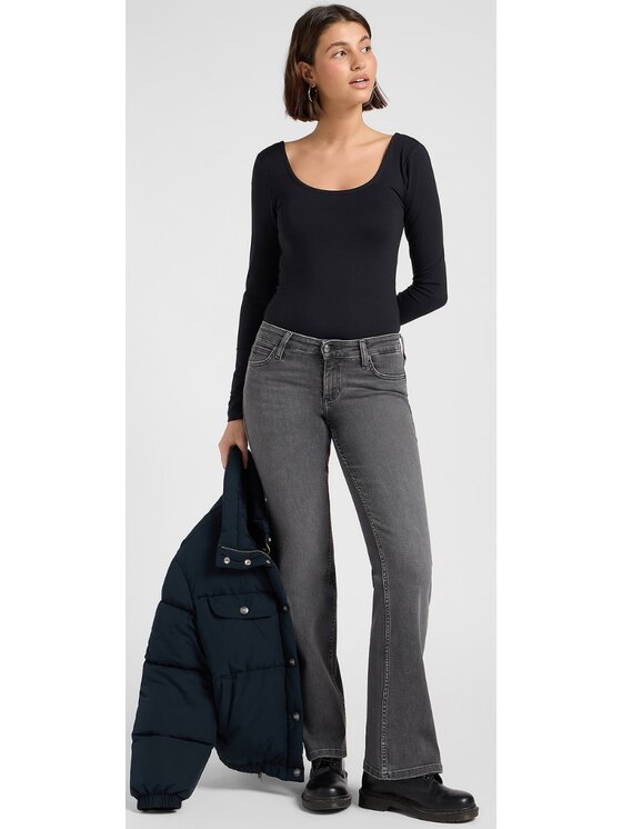 Lee Lee Jeansy Jessica Szary Bootcut Fit
