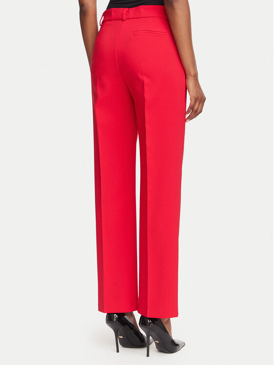 Rinascimento Rinascimento Stoffhose CFC0131088003 Rot Regular Fit