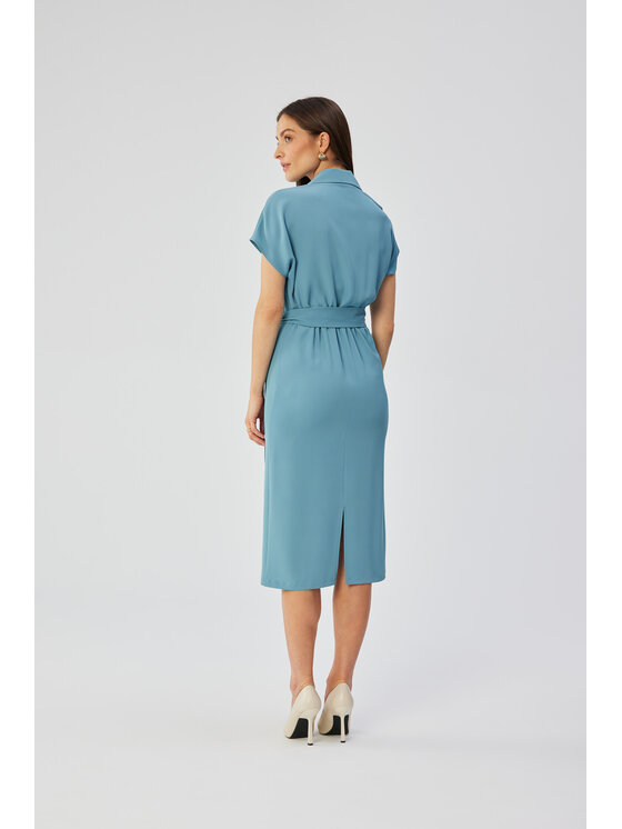 Stylove Stylove Večerní šaty S363 Modrá Comfortable Fit