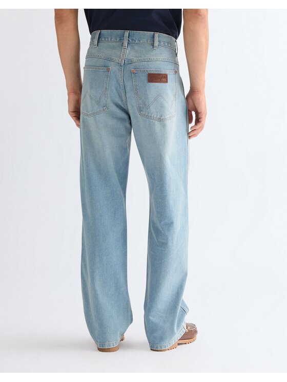 Wrangler Wrangler Jeansy LOOSE STRAIGHT Niebieski Loose Fit