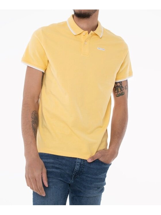 Pepe Jeans Pepe Jeans Polo PM541971 039 Żółty Regular Fit