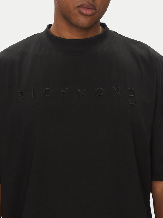 Richmond X Richmond X Marškinėliai UMP25155TS Juoda Regular Fit