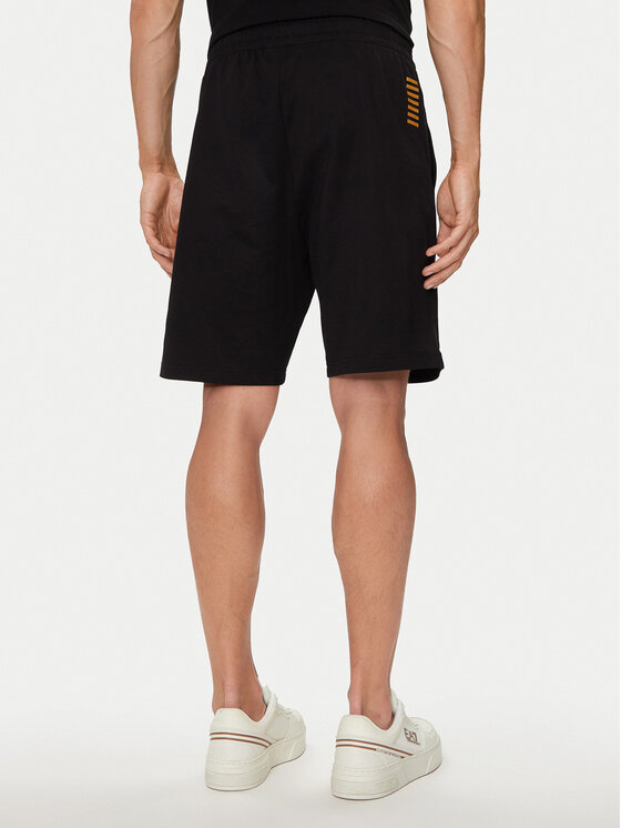 EA7 Emporio Armani EA7 Emporio Armani Szorty sportowe 8NPS65 PJVRZ 0208 Czarny Regular Fit