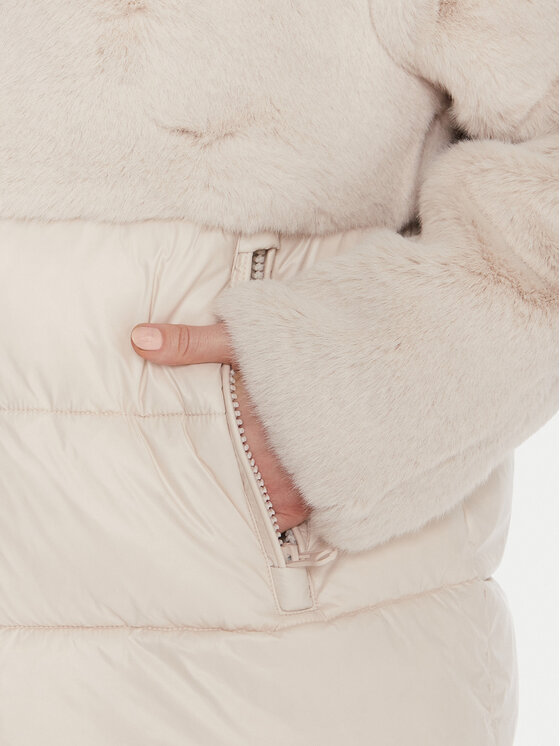 Blauer Blauer Γούνα 25WBLDC02178 Εκρού Regular Fit
