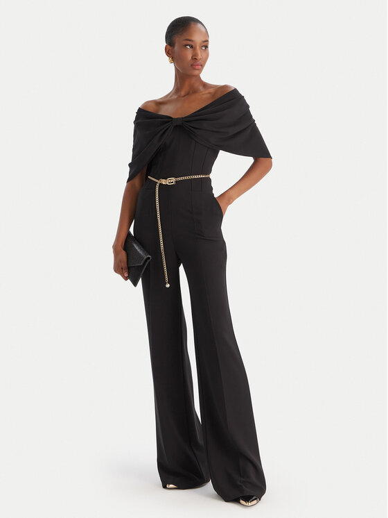 Babylon Babylon Kombinezon E00067 Crna Regular Fit