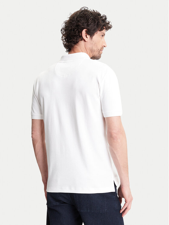 Pierre Cardin Pierre Cardin Polo C5 21455.2119 Biały Regular Fit