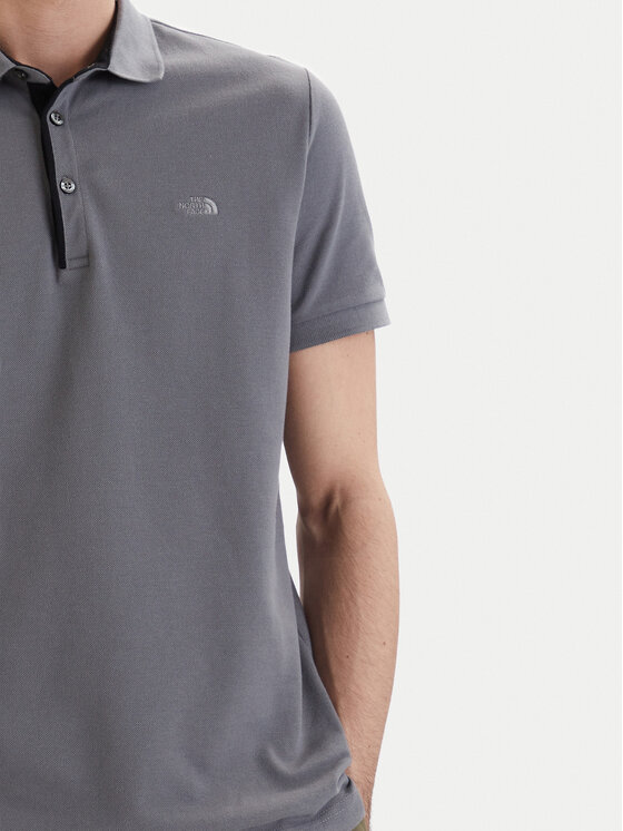 The North Face The North Face Polokošile PREMIUM SLIM Šedá Slim Fit
