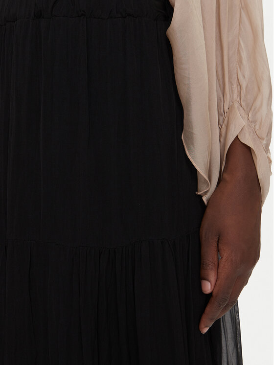 Dixie Dixie Maxi suknja G207W007A Crna Regular Fit