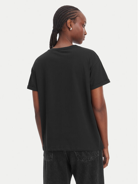 Liu Jo Liu Jo Póló WA6372 JS923 Fekete Regular Fit