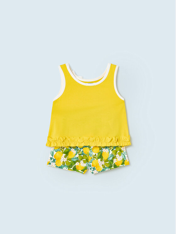 Mayoral Mayoral Set Top und Stoffshorts 1277 Bunt Regular Fit
