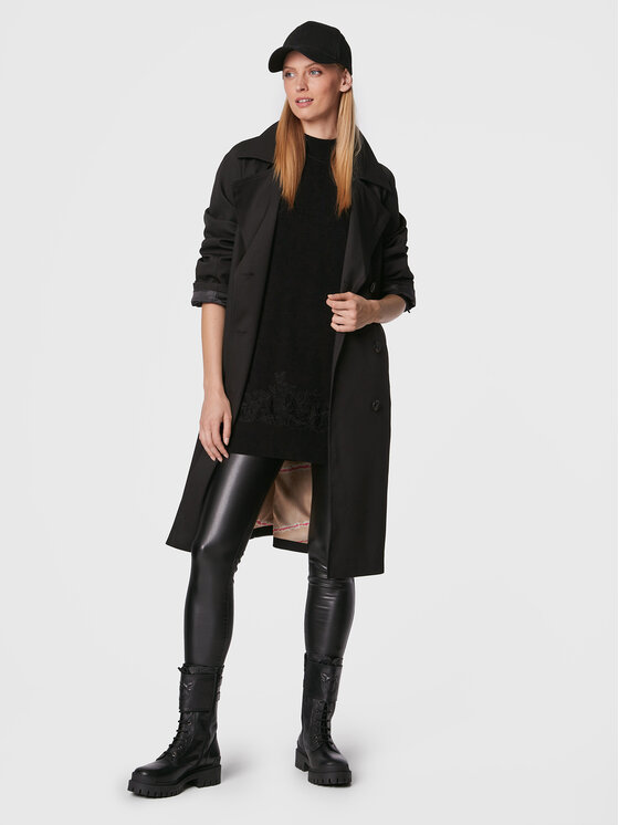 Vestito di maglia Q002EP1 Nero Regular Fit